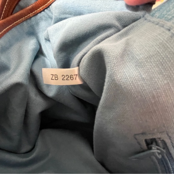 Fossil Shoulder Canvas Striped Material Boho Style ZB2267. - Picture 8 of 16